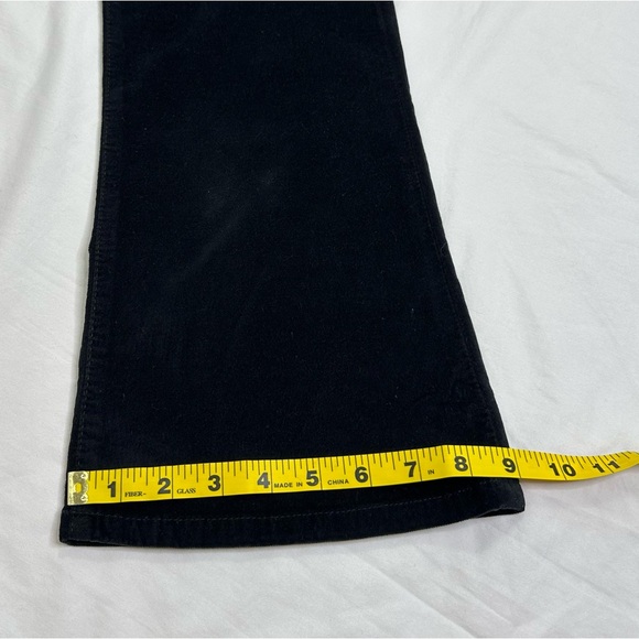 NWT We The Free Free People In My Feelings Velvet Crop Slim Flare Pants Size M - Picture 14 of 14